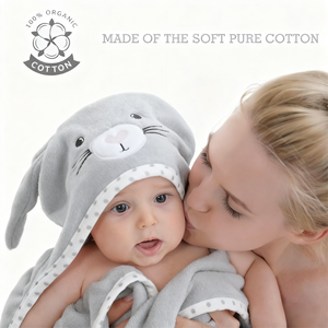 Serviettes de bain pour bébés en bambou, ponchos à capuche pour enfants, motifs animaux mignons, vente en gros d'usine, personnalisables - Product Image 3