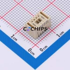 GHD-10AWB Wire-to-Board Pin Header SMD,P=1.25mm,Horizontal Mount Connector 2x5P 1.25mm Horizontal Mount 10P - Product Image 2