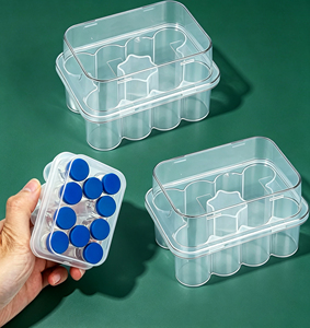 SUNSHING Caja de Plástico para Viales de Vacuna de 3 ml, Estuche para Botellas Cillin, Soporte para Viales de Insulina de 5 ml, Caja Transparente para Botellas de Polvo Liofilizado de 10 ml - Product Image 6