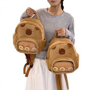 Zaino per Bambini a Forma di Capibara Kapibala di Alta Qualità per Età 14+ Anni, Simpatica Borsa Scolastica per Studenti Prodotta in Cina - Product Image 1