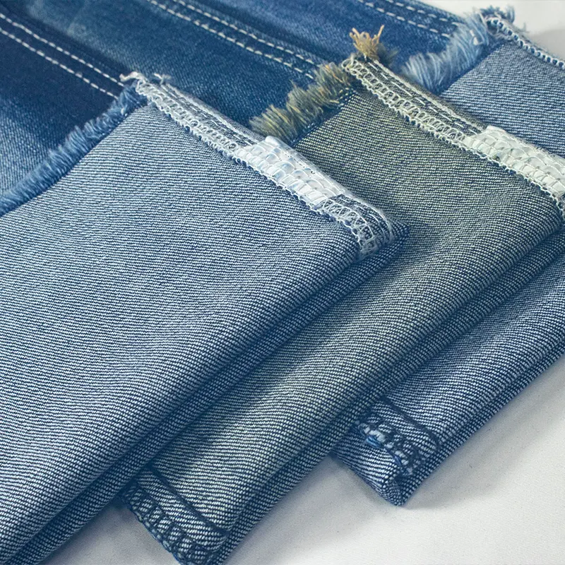 Tecido jeans Siro 60" de alta qualidade, tecido jeans Siro-Spinning azul escuro, preço de fábrica