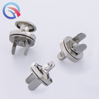 Harga Terendah QingHe 10x2mm Kancing Magnet Logam Bulat Nikel untuk Tas Dompet Kerajinan Kulit DIY