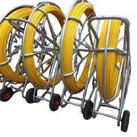 Guide-câble en fibre de verre de 300 m, rouleau de 14 mm, ruban de guidage en FRP / serpents de guidage en fibre de verre, tige de guidage pour conduits
