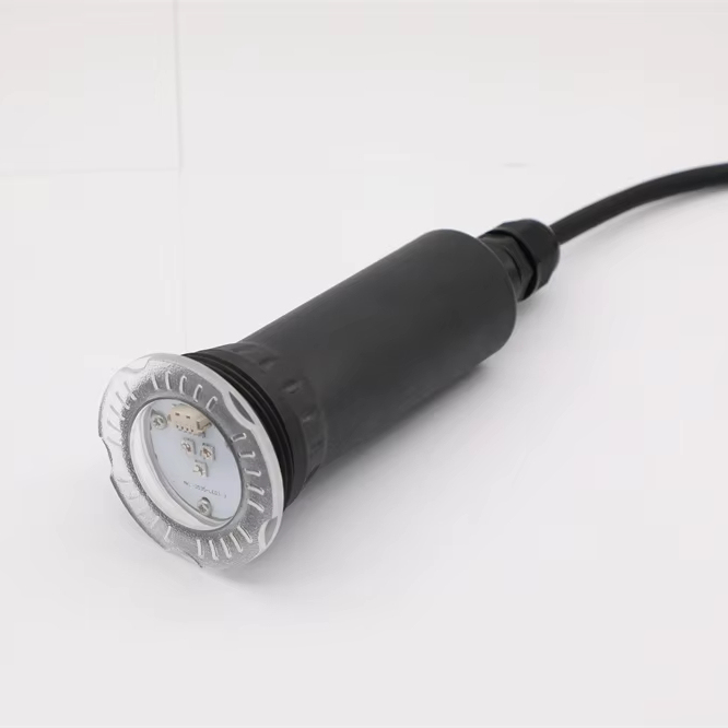 ETL Certified 1.5 Inch Pool Light LED 12W RGB Color Changing IP68 Waterproof Lamp