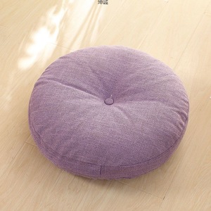 Cojín Redondo de Lino Kuncheng, Extra Suave, de Color Sólido, Tipo Tatami, para Asiento - Product Image 1