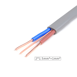 UKCA CE Doppelt Zertifiziertes Zwillings- und Erdungskabel 1,5mm <span class=keywords><strong>3</strong></span>-Adrig Flachkabel 6242Y Äquivalent für den Hausgebrauch - Product Image 2