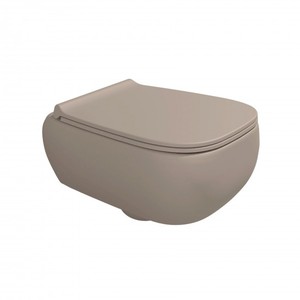 Flaminia Flou moderna WC da parete WC allungata in ceramica a doppio filo con serbatoio nascosto per la struttura in un unico pezzo del bagno dell'hotel - Product Image 6