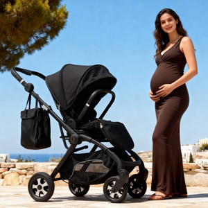 En1888 Xe đẩy em bé sang trọng chất lượng tốt có thể gập lại vận chuyển thiết kế mới pram cho trẻ sơ sinh lên đến 3 năm giá rẻ bán buôn - Product Image 1