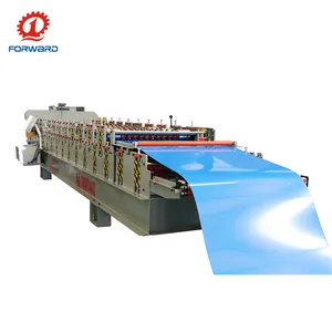 Metal Roofing Machine Prices China Made Double Layer Galvanised Metal Roof Tiles Roll Forming Machine