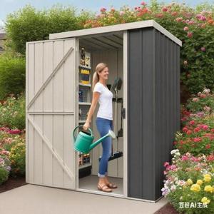 EF0403-H160-H Kleine Opslagloods Huis Schuur Buiten Tuinschuren - Product Image 3