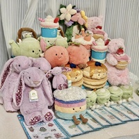 Jellys Cats Peluches animales, dragon, ours, chat, chien, plantes, desserts, diverses peluches pendentifs pour sacs bandoulière
