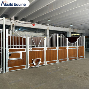 Toptan ürünler at ekipmanları Stables çelik yapı at durak ile kalın bambu ahşap - Product Image 6