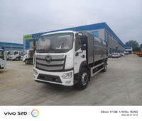 Camion compacteur de déchets Foton 8 tonnes à bras pivotant hydraulique, diesel, manuel