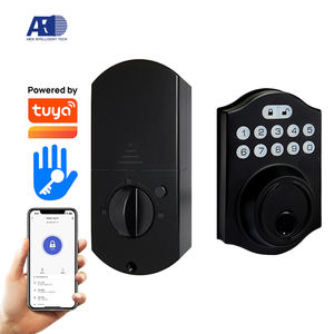 वायरलेस कनेक्टेड वेदरप्रूफ स्मार्ट दरवाजा लॉक डिजिटल पासवर्ड और एल्यूमिनियम दरवाजे के लिए फिंगरप्रिंट - Product Image 1