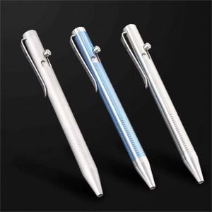 Custom PS-20250902-3 Custom Logo Outdoor Portable Ballpoint 1.0mm Sports Multifunctional Titanium Alloy Gun Bolt Metal <b>Pens</b> - Product Image 2