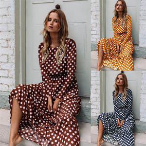 Women Bohemian Long Dress Hot sale Autumn Winter Fashion Printing Female Good Quality Elegant Dress - Product Image 5