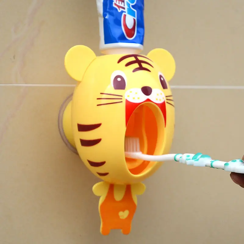 Hoge Kwaliteit Leuke Cartoon Dier Tandenborstel Dispenser Houder Voor Kinderen