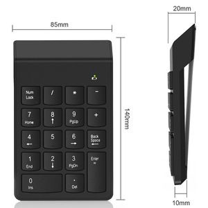 <b>Mini</b> Numeric Keypad BT Wireless Keyboard Plastic Membrane Style for Tablet Numeric keyboard - Product Image 3