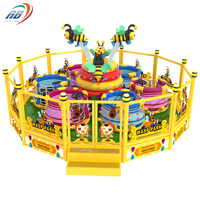 Nouveau design de centre commercial pour enfants Kiddie Amusement Rides équipement électrique rotatif Happy House Joy Spray Ball Car