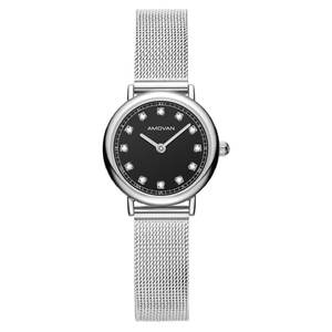 ساعة نسائية أنيقة بعقارب رقمية من الموازانيت للأساور الصغيرة، نحيفة وقابلة للتعديل ومقاومة للماء، تصميم بسيط وخفيف الوزن وأنيق - Product Image 3