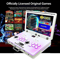 Pandora 2026 Nouvelle machine d'arcade portable pliable de 21 pouces pour deux joueurs, console de jeu rétro tout-en-un avec double joystick
