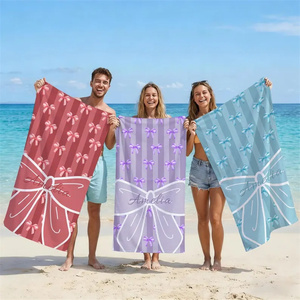 Toalla <span class=keywords><strong>de</strong></span> Playa Grande <span class=keywords><strong>de</strong></span> Microfibra Suave <span class=keywords><strong>de</strong></span> Secado Rápido con Estampado <span class=keywords><strong>de</strong></span> Rayas Estilo Coquette, Libre <span class=keywords><strong>de</strong></span> Arena, para Verano - Product Image 2
