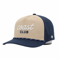 Casquette de golf en nylon personnalisée avec logo brodé 3D, perforations laser, respirante, pour activités sportives en extérieur, pour adultes