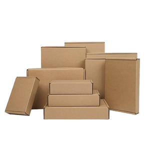 Boîte d'emballage en carton pour avion, 16-25 cm de large, 9 cm de haut, triple paroi en E pour l'expédition e-commerce - Product Image 1
