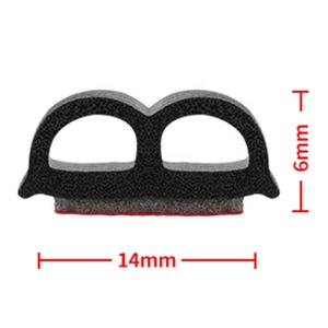 Embellecedor <span class=keywords><strong>para</strong></span> capó de puerta de coche en forma de B, moldura <span class=keywords><strong>para</strong></span> Borde de maletero, <span class=keywords><strong>burlete</strong></span> de goma - Product Image 4