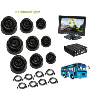 OEM 2MP AHD HD Dome CCTV Security Camera Module Inside View Adjustable Angle Truck Bus Monitor With Poe Bus For Driver