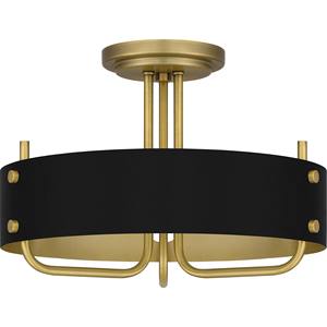 Lámpara de Techo Industrial Retro de Metal Negro y Cristal Transparente con Forma de Bote |   Iluminación Atrevida para Áreas de Ocio de Hoteles - Product Image 4