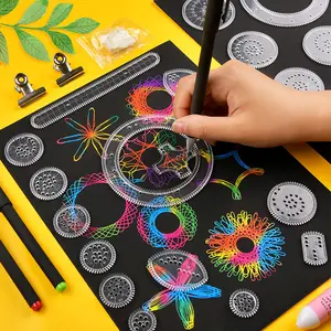 Bestseller Early Education Speelgoed Tekening Spiraalvormige Kunst Spirograaf Voor Kinderen