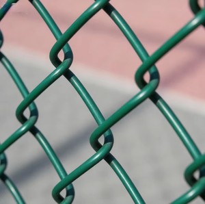 Woven Wire Fence with Patterned Coating, <b>Plastic</b>-coated Iron Wire Fence, Coated <b>Plastic</b> Fence, Rhombic Woven Net Fence - Product Image 2