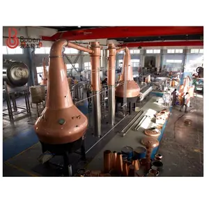 Boben all'ingrosso Custom 4000L grande distillazione ancora Multi distillazione attrezzature rame doppia pentola whisky ancora