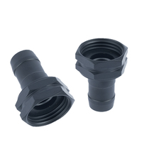 Service d'usinage CNC de précision personnalisé Yod raccord de cloison d'aquarium SS E enduit noir 1 pouce NPT/BSPT NSF 61 certifié haut