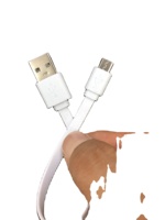 Câble de banque d'alimentation personnalisé 20cm câble Micro Usb court plat Usb pour casques 2A cordon de charge