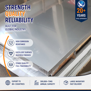 High Quality Factory Price CNC Cutting 304 Brushed Finish 5.0mm 1000mm Polishing AISI Stainless Steel Sheet - Product Image 1