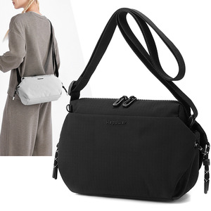 Bolso cruzado sencillo y nuevo para hombre y mujer, tela de nailon con patrón de avestruz, ligero, de gran capacidad, para escalada al aire libre - Product Image 4