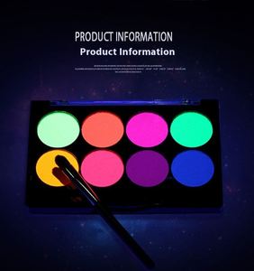 Professional 8-Color Non-Toxic Skin-Friendly Mineral Face/Body Painting Kit Halloween Cosplay Party <b>Makeup</b> Art Paints Supplies - Product Image 4