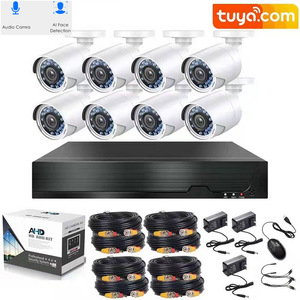 Système de caméra CCTV AHD 5MP 8CH, kit de surveillance de sécurité, vision nocturne, H.264, stockage sur carte SD Linux - Product Image 2