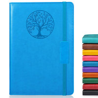 Cuaderno A5 con Logotipo Personalizado, de Alta Calidad, Promocional, Tapa Dura de Cuero PU, 100 Hojas, Encuadernado Cosido, 80 Gsm, Color Marfil