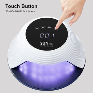 Mode chapeau forme <span class=keywords><strong>SUN</strong></span> L05 220w écran tactile séchage rapide <span class=keywords><strong>tout</strong></span> Gel vernis <span class=keywords><strong>48</strong></span> perles manucure pédicure UV LED colle à ongles lampe de polymérisation - Product Image 4