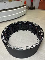 Construisez rapidement l'écran LED circulaire flexible souple P1 P2 de location d'intérieur