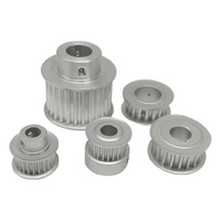 Pulley Timing Aluminium dengan Alur Kunci Presisi Tinggi T5 T10 5M 8M Pulley Penggerak Industri untuk Printer 3D