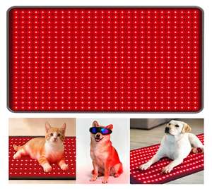 Couverture de luminothérapie rouge pour chiens, chats et chevaux, coussin chauffant infrarouge pour soulager les douleurs articulaires, relaxation et récupération, grande taille 85*55cm - Product Image 1