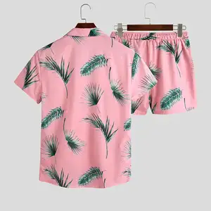 Fabriek Leverancier Custom Sublimatie Printproces Polyester Holiday Mannen Strand T Shirts