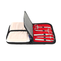 Kit de formation pour étudiants en médecine, ensemble complet, acier inoxydable, coussinet de suture en silicone, marque Healer, durable pour les écoles et les sciences médicales