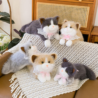 Usine Vente Directe Simulation Ragdoll Chaton En Peluche Jouet Creative Mignon Animal En Peluche Poupée En Gros Au Détail Réaliste chat Jouet
