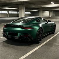 Film Vinyle Adhésif Premium Noir Mat Métallisé Vert en PET pour Recouvrement Complet de Voiture, Décalcomanie DIY en PVC Auto-Réparatrice Anti-Rayures et Protectrice de Couleur