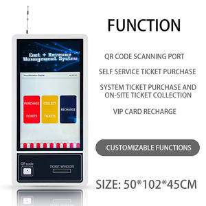 Parc d'attractions grand écran Kiosque de paiement par code QR Distributeur automatique de billets de jeux à pièces - Product Image 5